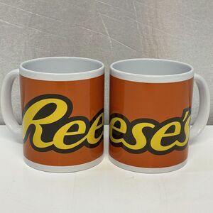 Reese's Peanut Butter Cup Coffee Mug Set (2) Chocolate Candy Galerie